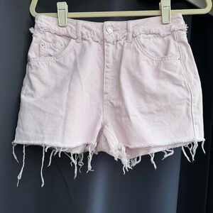 Topshop Moto Mom Denim Shorts